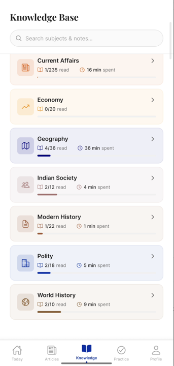 A Structured Knowledge Base